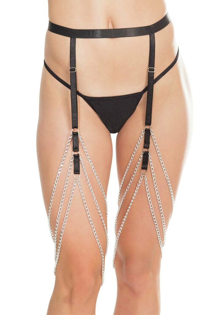 Chained Out Garter Belt