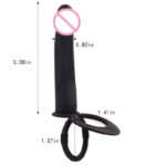 Dual-Ring Silicone Vibe Plug Set