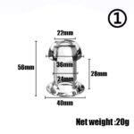 Blossom Crystal Hollow View Plug with Cap