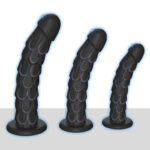 Luxe Scaled Silicone Anal Plug Set