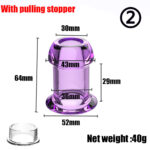 Blossom Crystal Hollow View Plug with Cap