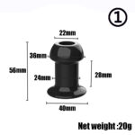 Blossom Crystal Hollow View Plug with Cap