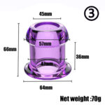 Blossom Crystal Hollow View Plug with Cap