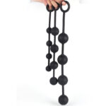 C437 Noir Beaded Roller Massager