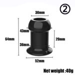Blossom Crystal Hollow View Plug with Cap