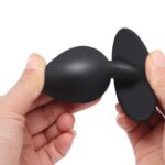 Luxe Weighted Beaded Silicone Plug