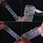 Pleasure Dragon Vibrating Crystal Sleeve Set