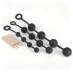 C437 Noir Beaded Roller Massager