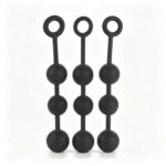 C437 Noir Beaded Roller Massager