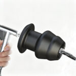 Noir Silicone Hollow Core Anal Plug