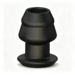 Noir Silicone Hollow Core Anal Plug